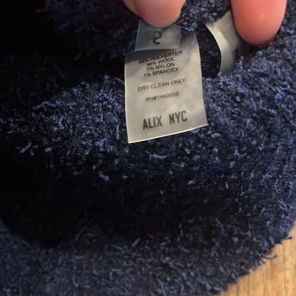 NWT ALIX NYC | Zane top in navy, size small - Picture 6 of 10